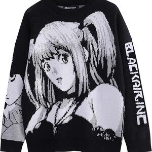 Maener Men's Death Note Sweater Misa Amane Knit Pullover Top Unisex - S - NWOT